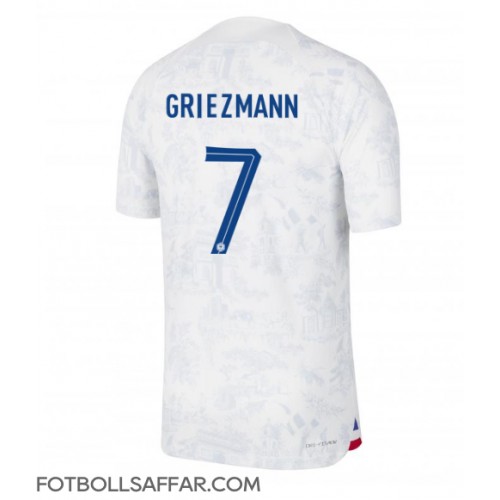 Frankrike Antoine Griezmann #7 Bortatröja VM 2022 Kortärmad
